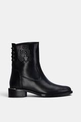 BOTIN CORDONERA NEGRO ROSA