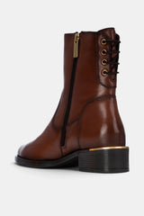 BOTIN CORDONERA CAMEL ROSA