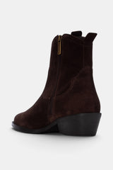 BOTIN METALIZADO MARRON JAZMIN