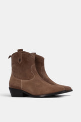 BOTIN METALIZADO TAUPE JAZMIN
