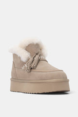 BOTIN PELO BEIGE OLALLA