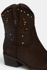 BOTIN TACHUELAS MARRON PEPA