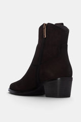 BOTIN BORDADO MARRON AMANDA