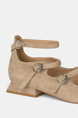ZAPATO TIRAS VISÓN PALOMA
