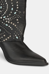 BOTA TACHAS BLACK AMALTEA