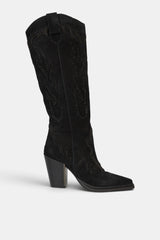 BOTA BORDADO BLACK EMELINA