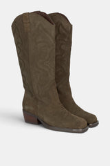 BOTA COWBOY KHAKI ADELAIDA