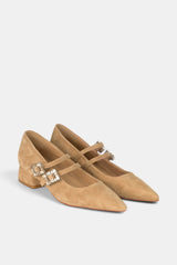 ZAPATO MERCEDES CAMEL BRISA