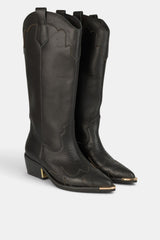 BOTA COWBOY BLACK OLGA