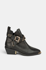 BOTÍN HEBILLAS BLACK MIRIAM