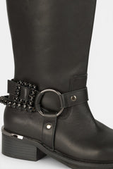 BOTA HEBILLA BLACK CIBELES