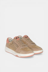 SNEAKER BASIC PEDRERÍA PEACH LUCIANA