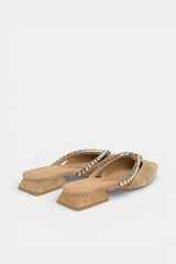 NIEVES SLINGBACK WITH RHINESTONES