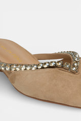 NIEVES SLINGBACK WITH RHINESTONES