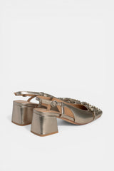 ZAPATO DESTALONADO BRONCE MIA