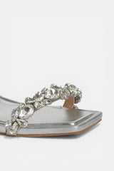 SANDALIA TALÓN SILVER MARIELA