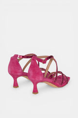 SANDALIA TIRAS FUXIA LEANDRA
