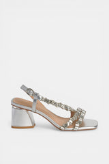 SANDALIA PIEDRAS SILVER LOUISA