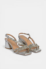 SANDALIA PIEDRAS SILVER LOUISA