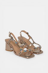 SANDALIA PIEDRAS BRONZE LILIANA