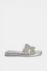 SANDALIA PLANA SILVER LUDOVICA