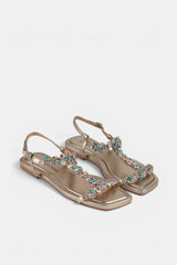 SANDALIA PLANA BRONCE LABIBA