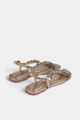 SANDALIA PLANA BRONCE LABIBA