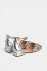 SANDALIA CERRADA SILVER MARNIE