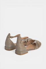 SANDALIA CERRADA BRONCE MASHA