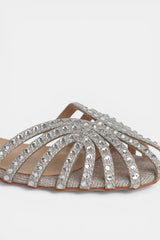 SANDALIA CERRADA SILVER MASHA