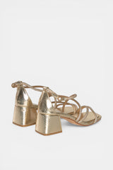 SANDALIA TIRAS GOLD MARGA