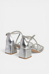 SANDALIA TIRAS SILVER MARGA