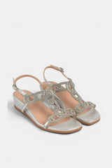 SANDALIA BAJA SILVER CAROLINA