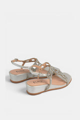 SANDALIA BAJA SILVER CAROLINA