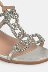 SANDALIA BAJA SILVER CAROLINA