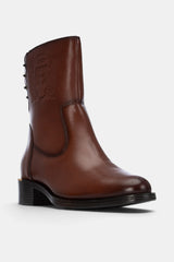 BOTIN CORDONERA CAMEL ROSA
