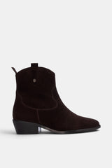 BOTIN METALIZADO MARRON JAZMIN