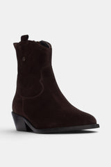 BOTIN METALIZADO MARRON JAZMIN