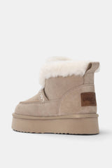 BOTIN PELO BEIGE OLALLA
