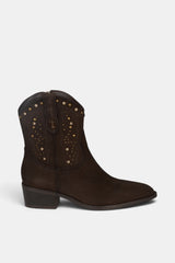 BOTIN TACHUELAS MARRON PEPA