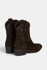 BOTIN TACHUELAS MARRON PEPA