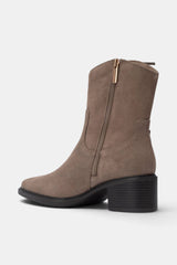 BOTIN FLECOS TAUPE MARLENE