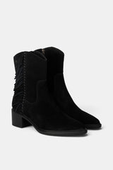 BOTIN FLECOS NEGRO MARLENE