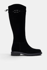 BOTA METALIZADO NEGRO TABATA