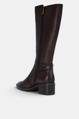 BOTA METALIZADO NEGRO FLORA