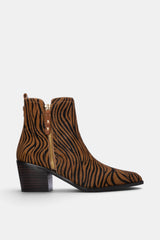 BOTIN ANIMAL PRINT CAMEL JACINTA