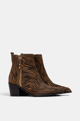 BOTIN ANIMAL PRINT CAMEL JACINTA
