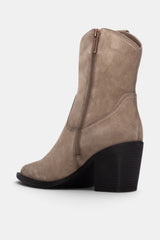 BOTIN LISO TAUPE MERCE