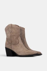BOTIN LISO TAUPE MERCE
