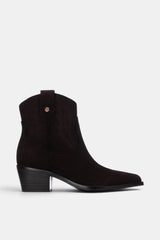 BOTIN BORDADO MARRON AMANDA